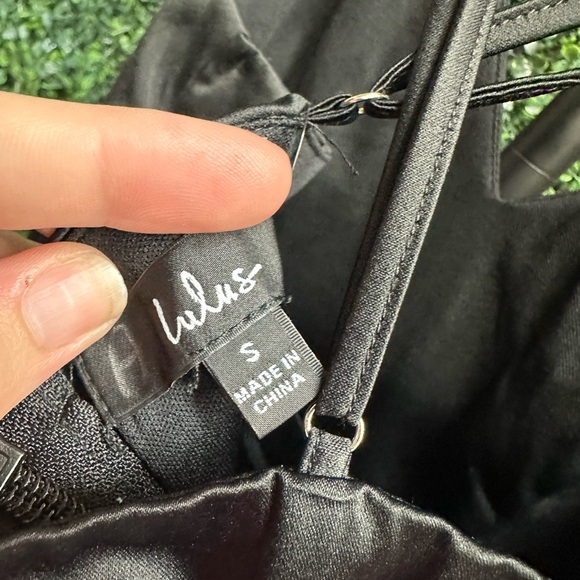 NWT LuLus | Mini Criss Cross Dress - Picture 4 of 6